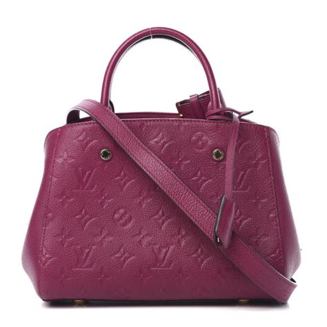 louis vuitton empreinte montaigne bb grape|louis vuitton montaigne review.